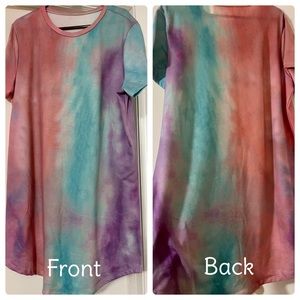 Women’s Tye dye T-shirt Dress